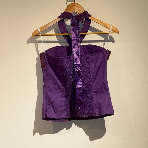 Purple Sequined Corset S - Picture 4 of 5